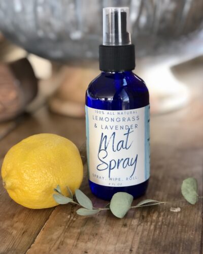 Essential oil mat spray